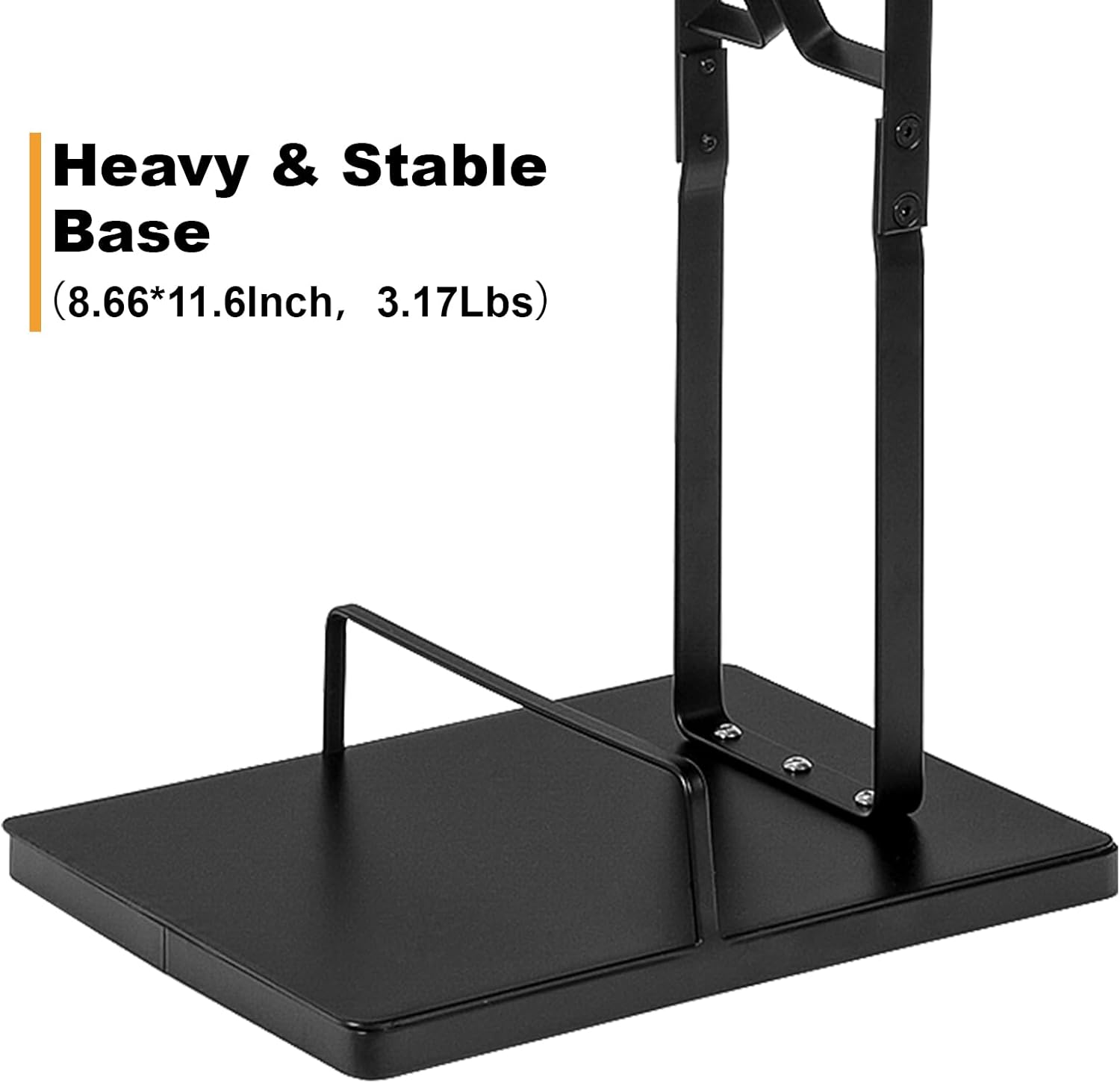 Cordless Vacuum Stand with Clamp & Accessory Hooks β Heavy Metal Base (V6βV15 Compatible)