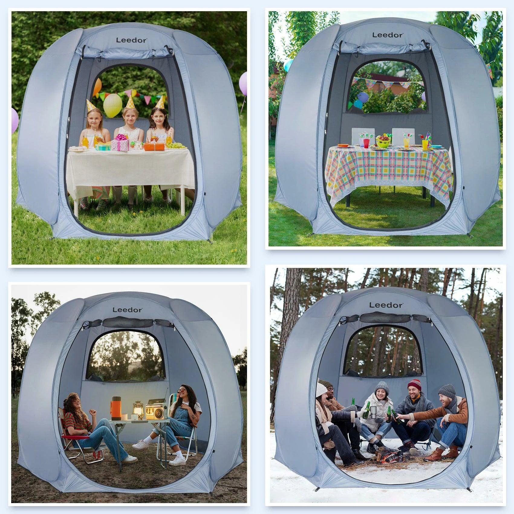 Versatile four-season tent suitable for all outdoor activities