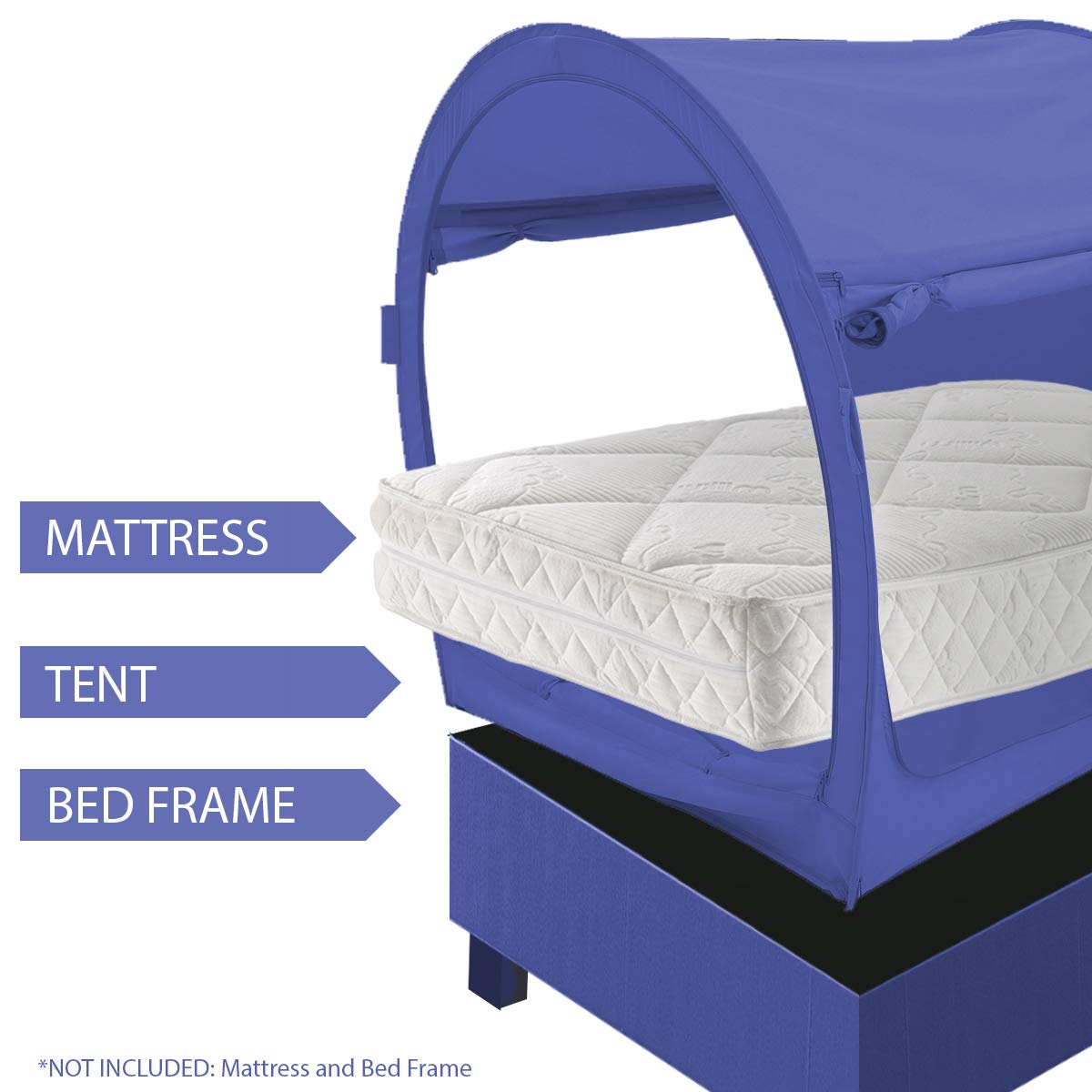 Bed Tent Dream Tents Bed Canopy Shelter Cabin Indoor Privacy Warm Breathable Pop Up Twin/Full/Queen for Kids and Adult Patent Pending(Mattress Not Included) (Copy)