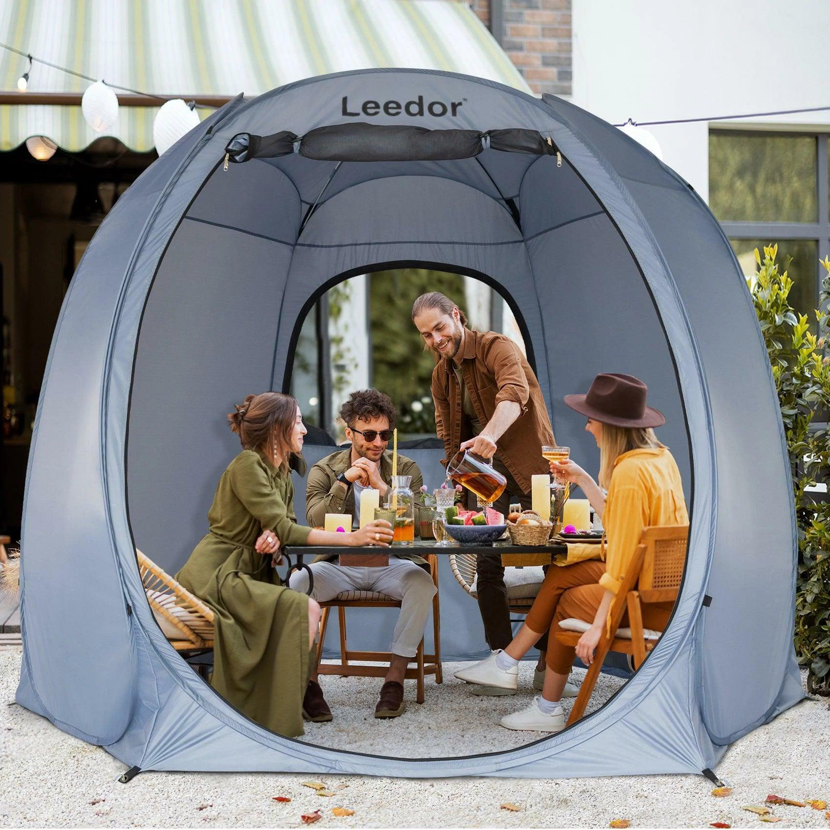 portable 4 season tent for outdoor dining