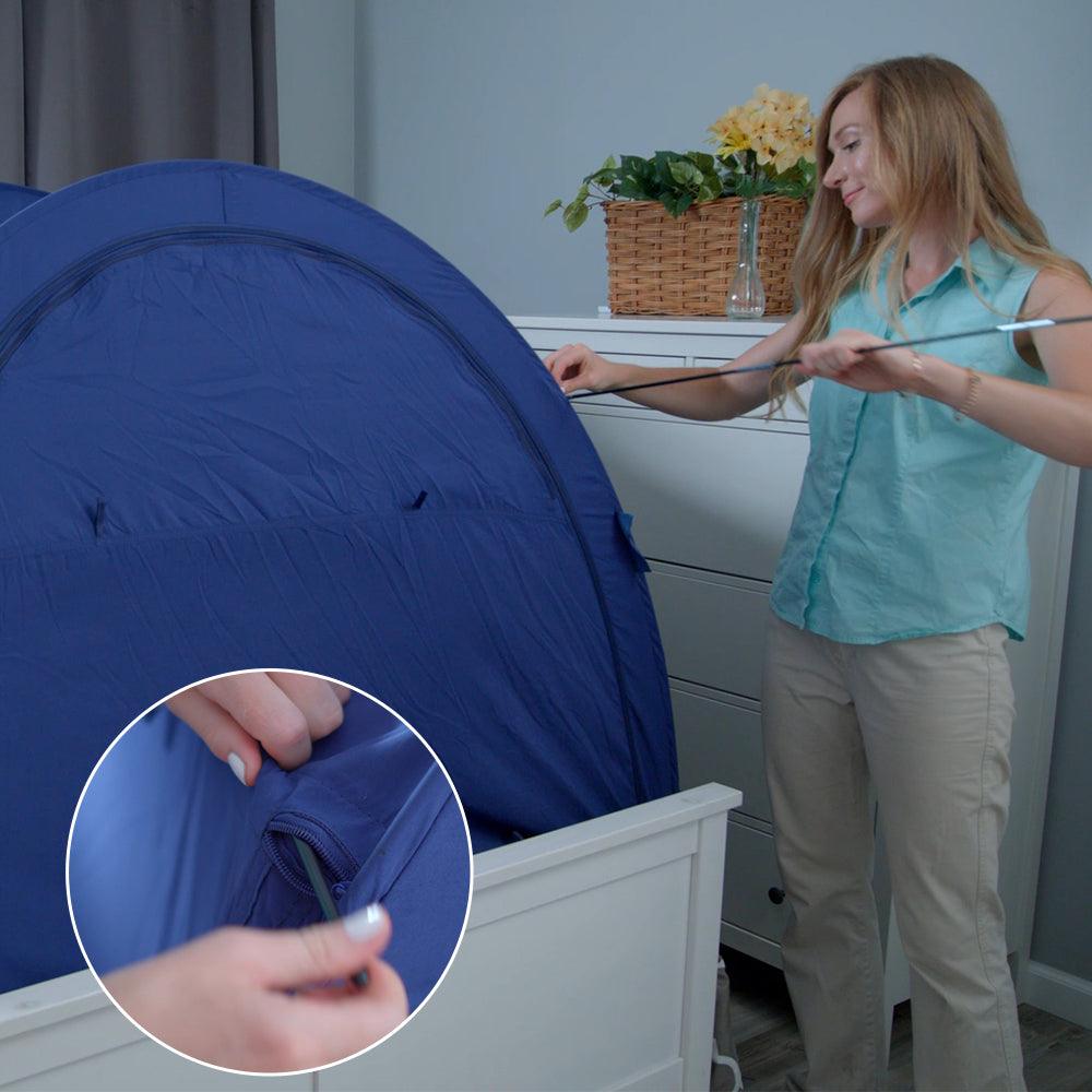 Shocked Fiberglass Poles for Alvantor Pop Up Privacy Bed Tent - Alvantor