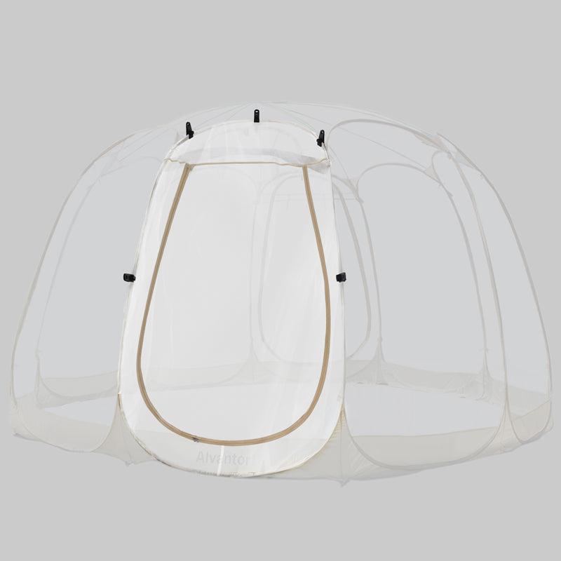 Alvantor Mesh Door Screen Door Accessories for Bubble Tent Canopy Gazebo Keep Bugs Out for Air Ventilation - Alvantor