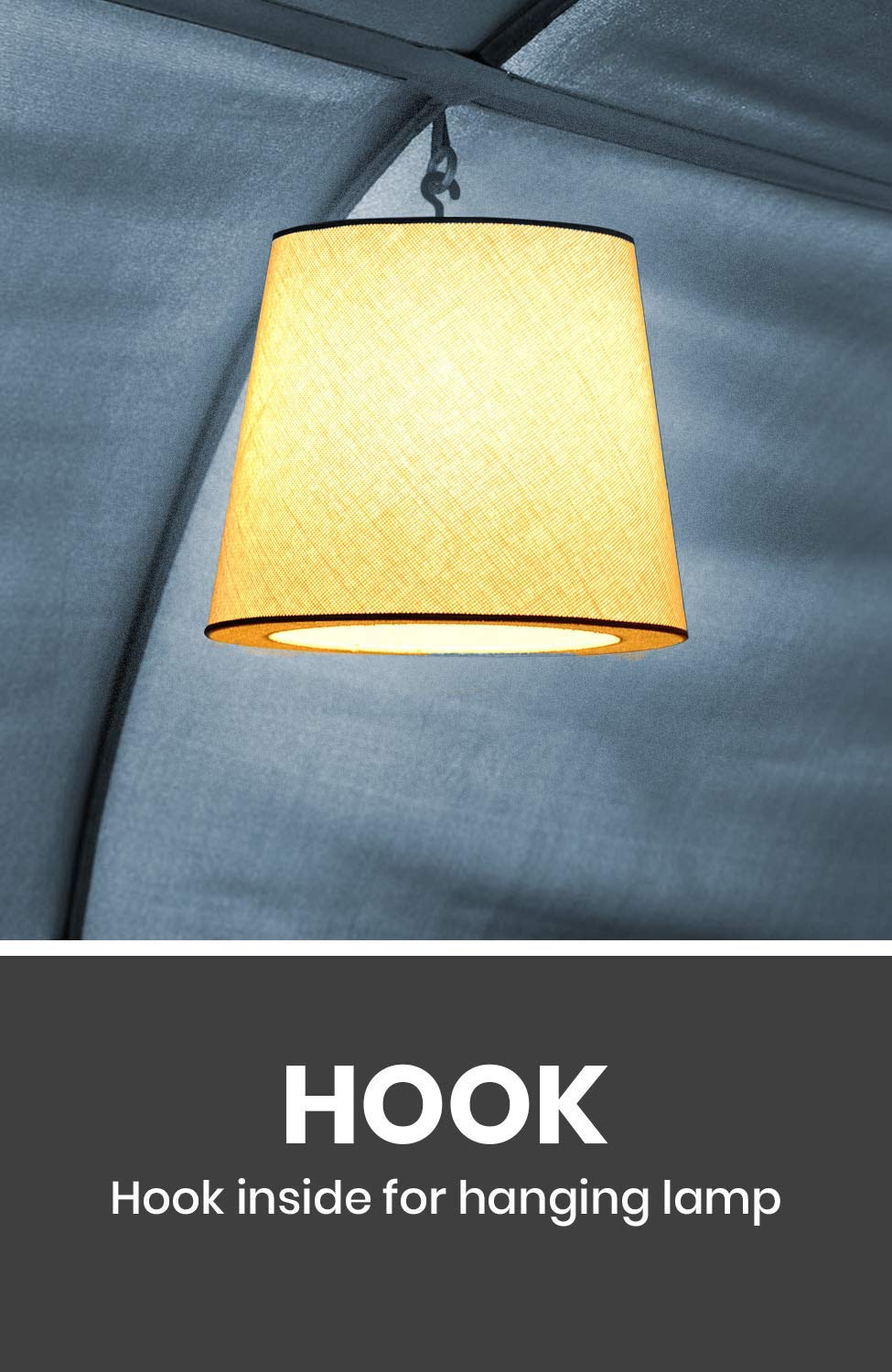 Privacy Bed Tent for Twin Size Bed – Indoor Pop Up Canopy Tent with Breathable Curtains, Light Blocking, Portable Frame (Mattress Not Included)