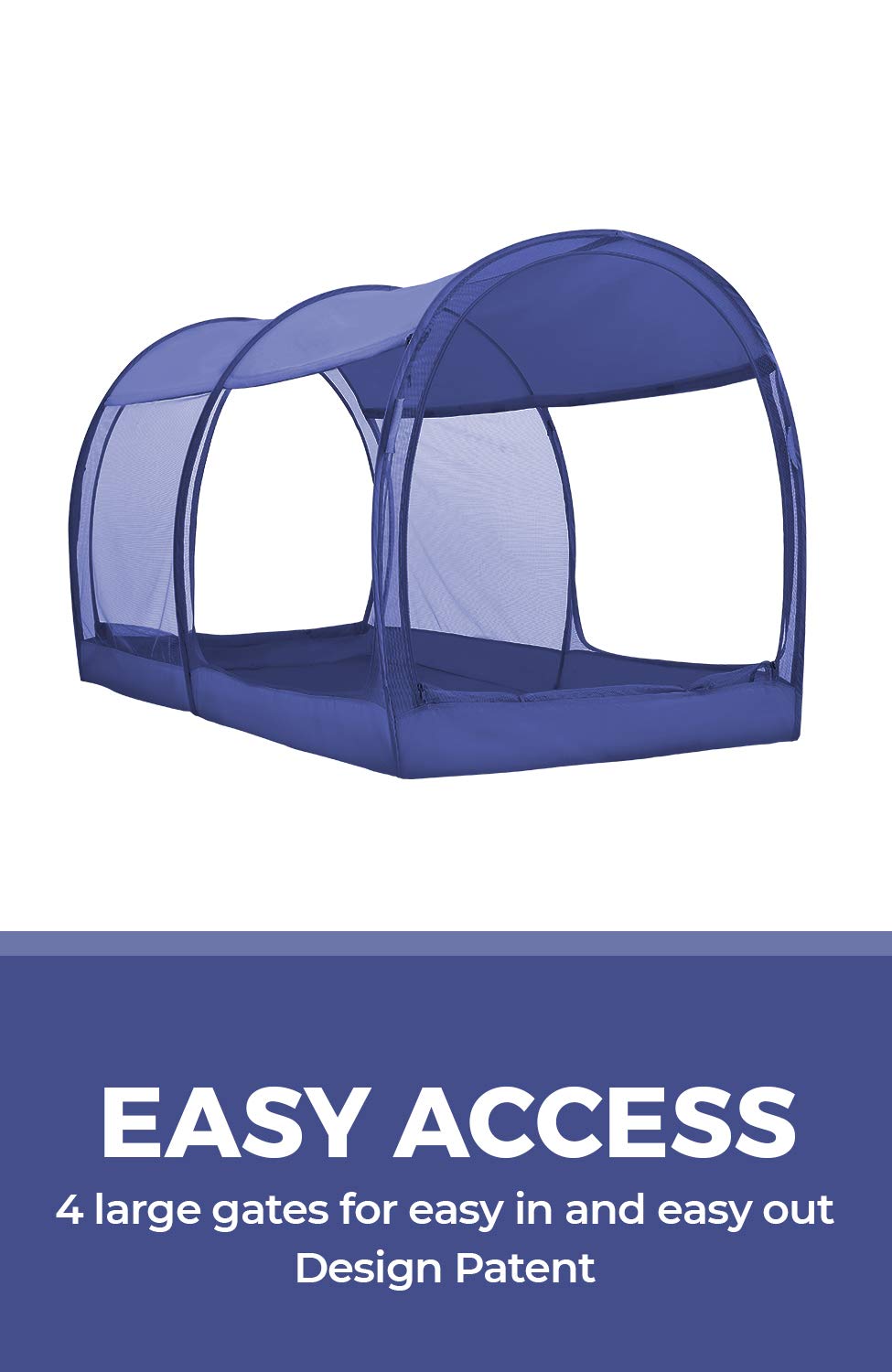 Alvantor Bed Canopy Mesh Mosquito Net Bed Tent Full for Kids Adults