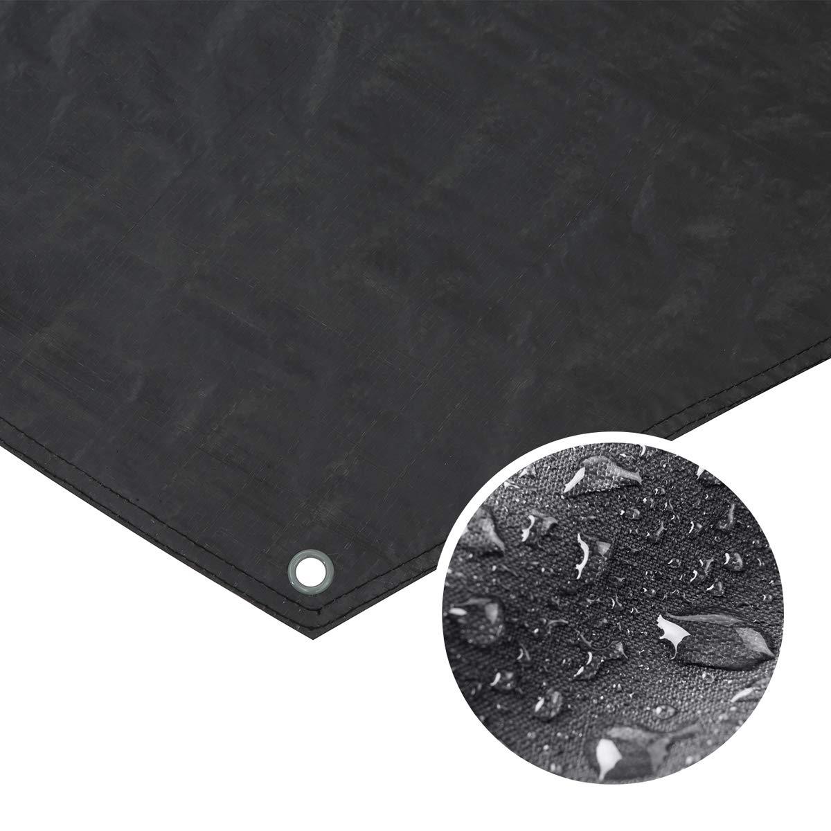 Waterproof PE Tarp Floor Mat For Screen House Gazebo - Alvantor