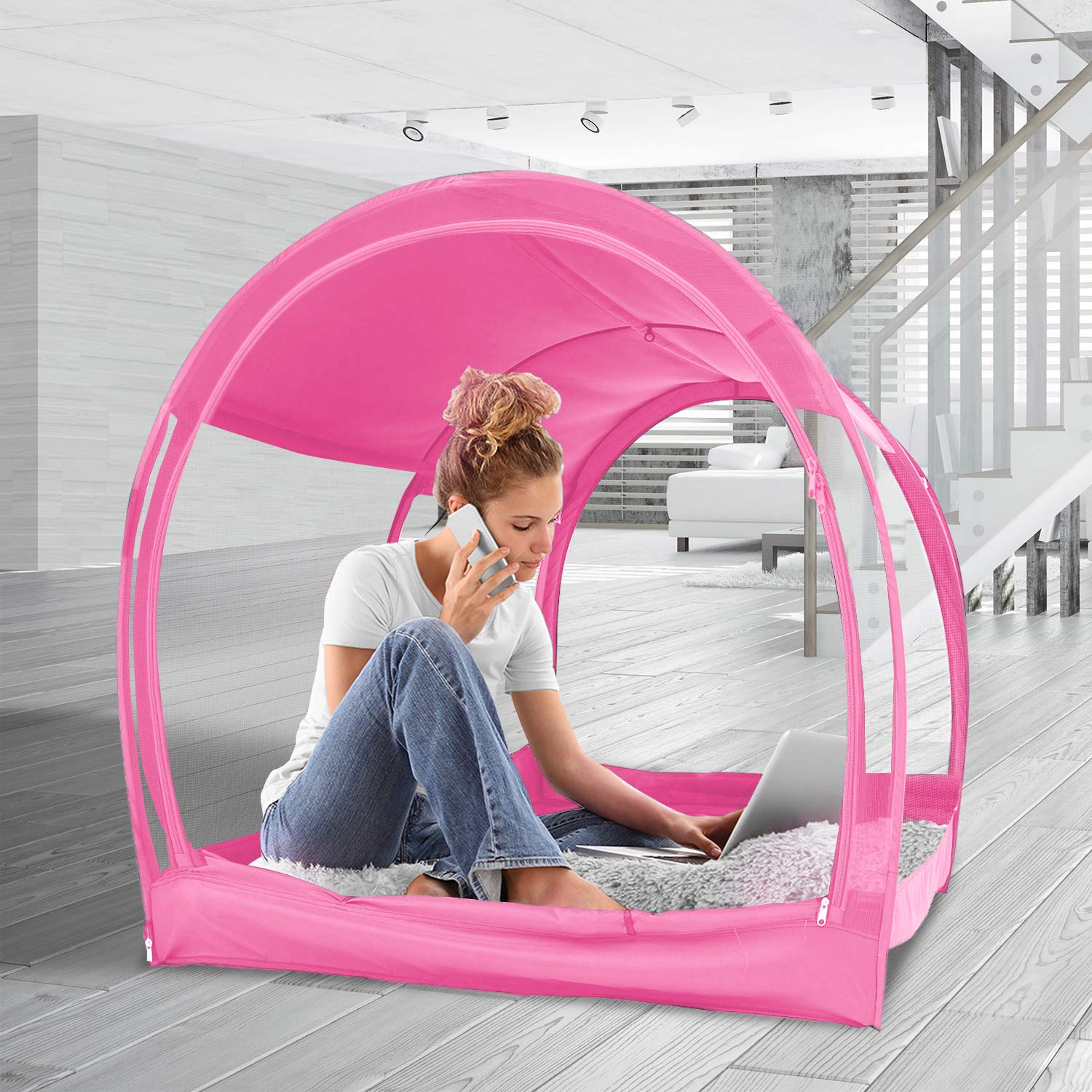 Alvantor Bed Canopy Mesh Mosquito Net Bed Tent Full for Kids Adults