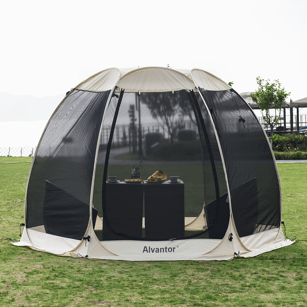 Alvantor 10 x10 Screen House Room Outdoor Easy Assemble Pop Up Gazebo