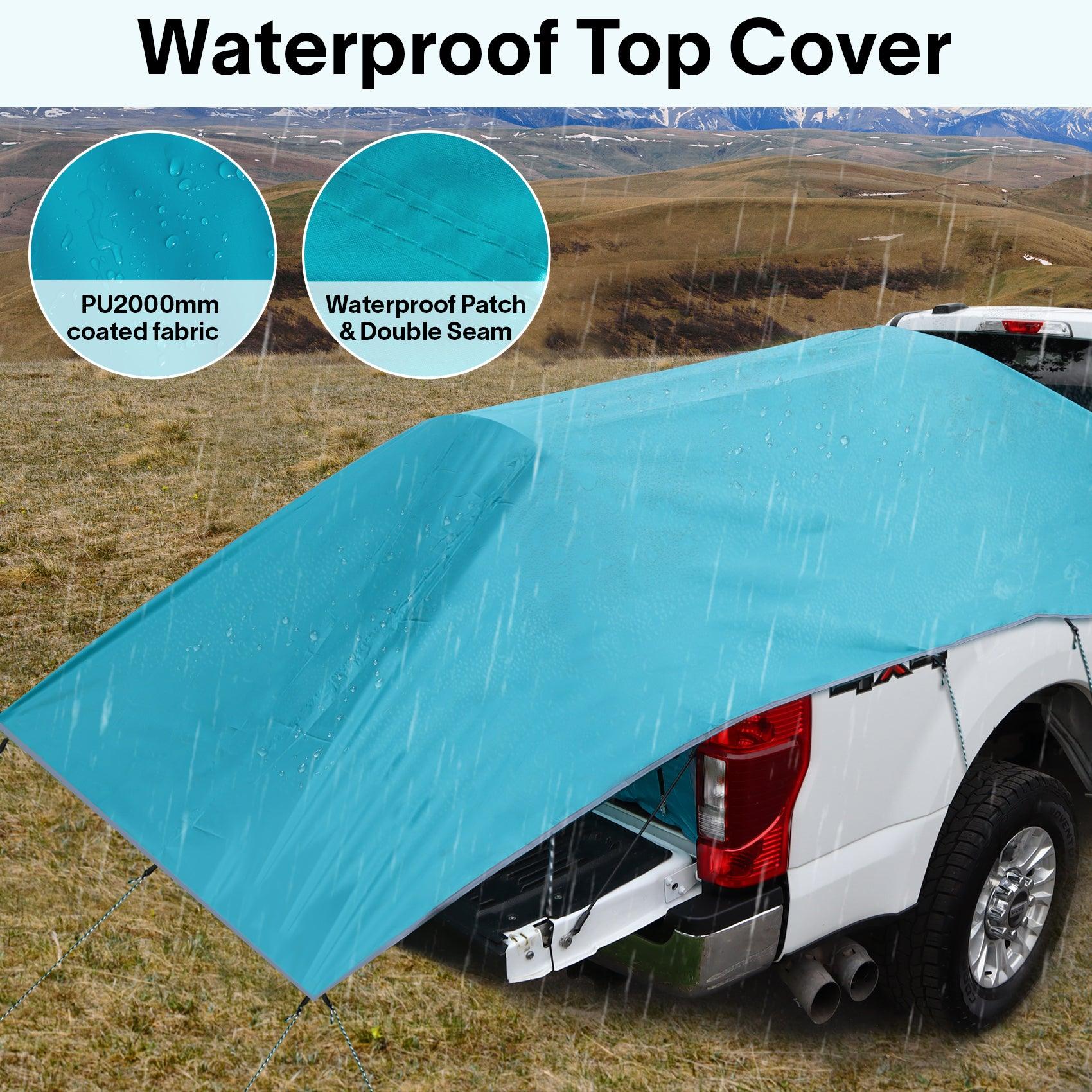 Waterproof at the top of Truck Tent