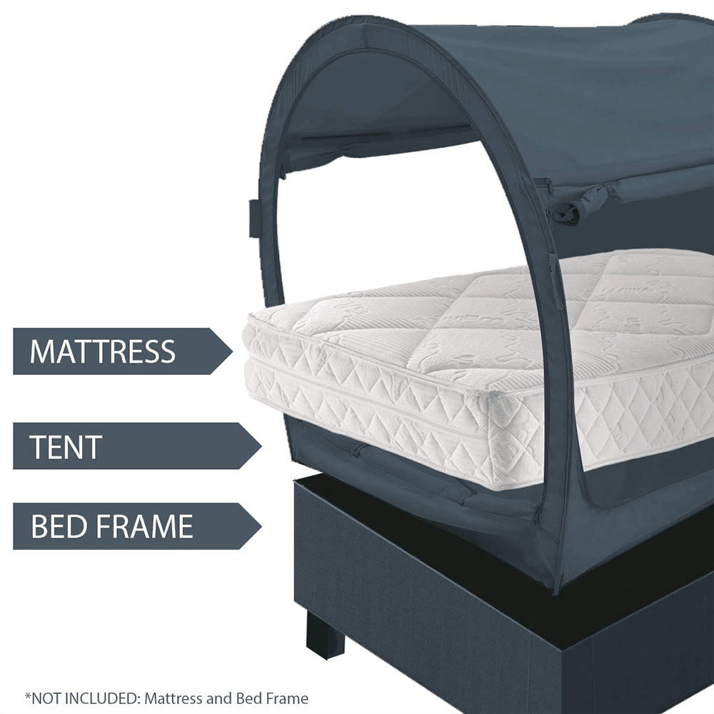 Alvantor Privacy Pop Up Bed Tent, A Sleep Sanctuary for Autistic Child - Alvantor