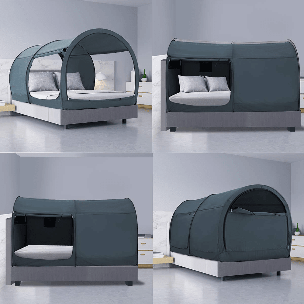 Alvantor Privacy Pop Up Bed Tent, A Sleep Sanctuary for Autistic Child - Alvantor