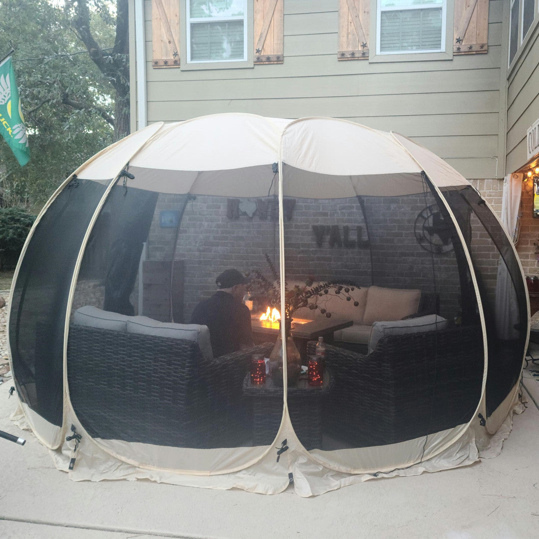 Alvantor/Leedor 2-15 Person Pop Up Gazebo Tent Portable Screened Enclosure Sun Shelter Canopy