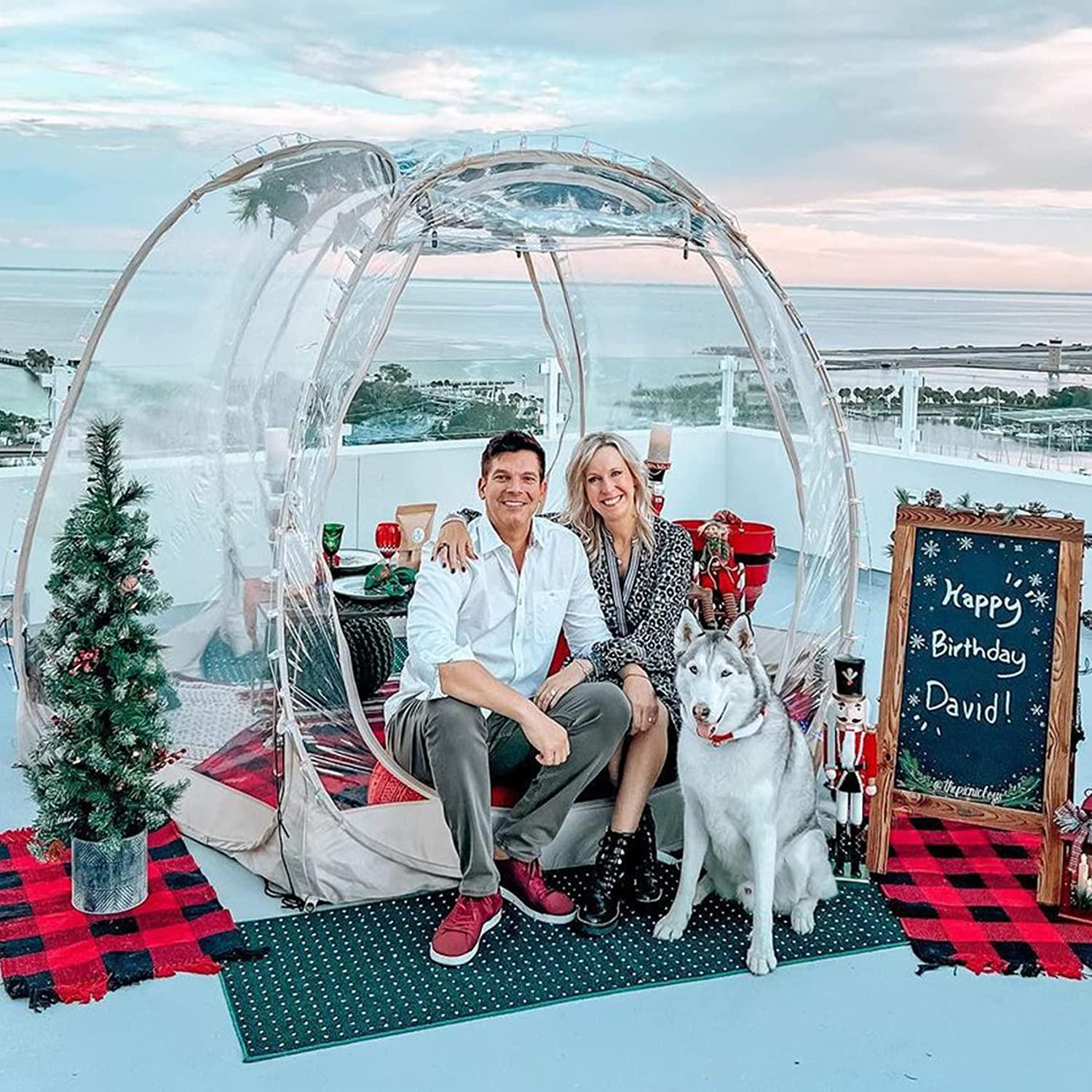 Buy 10'×10' Pop Up Bubble Tent For Outdoor Events - Alvantor