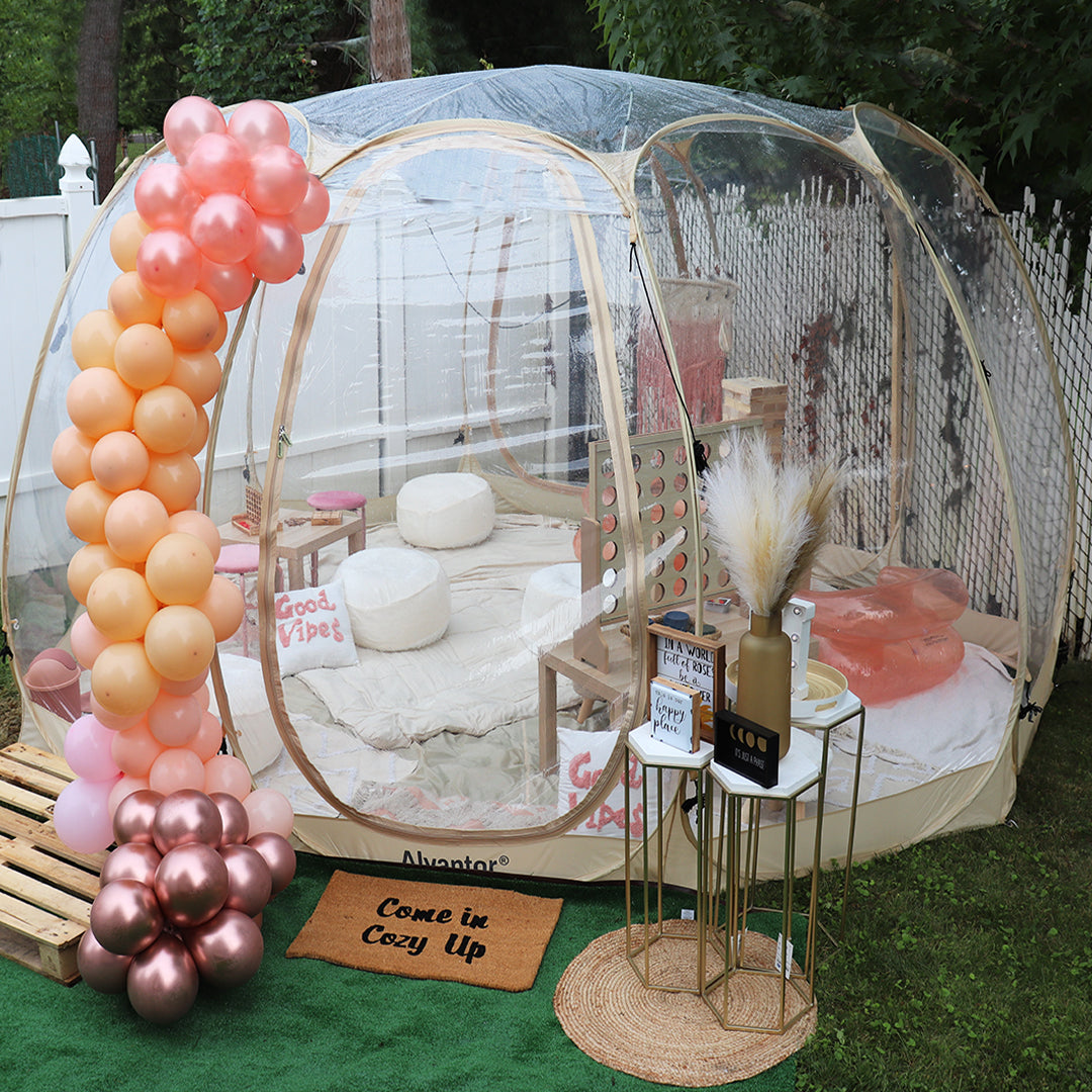 Alvantor 15'x15' Pop Up Winter Gazebo, Perfect Family Backyard Party Tent