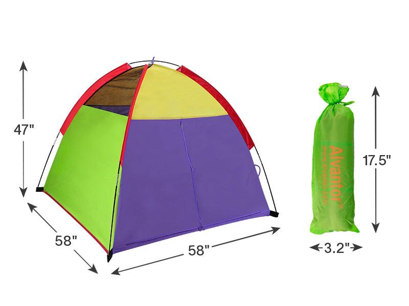 Kiddey Children's Play Tent with Tunnel (3-Piece Set) – Indoor/Outdoor  Playhouse for Boys and Girls – Lightweight, Easy to Setup (Balls Not  Included)