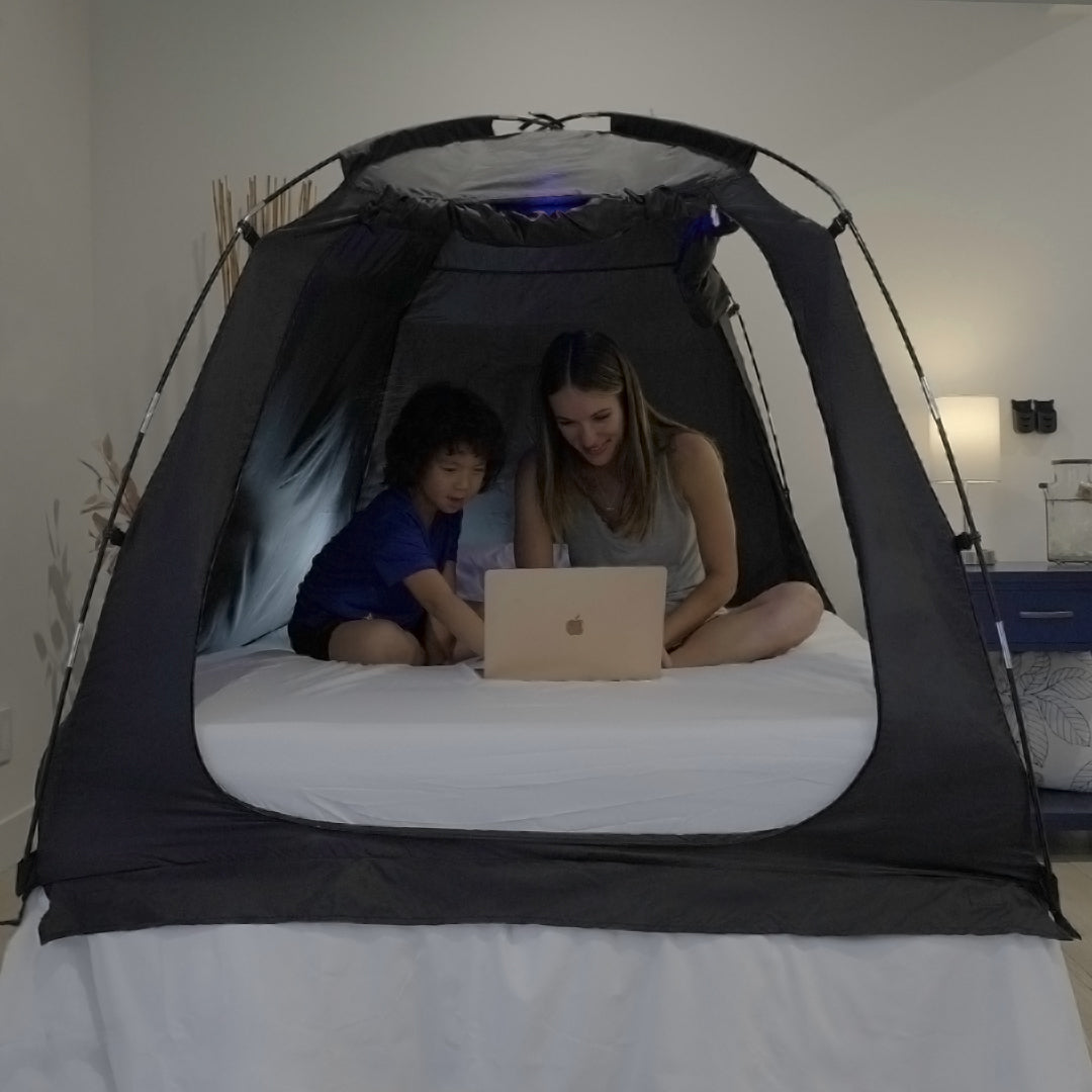 EighteenTek Portable Privacy Bed Tent, Great Solution To Enhance Sleep Environment - Alvantor