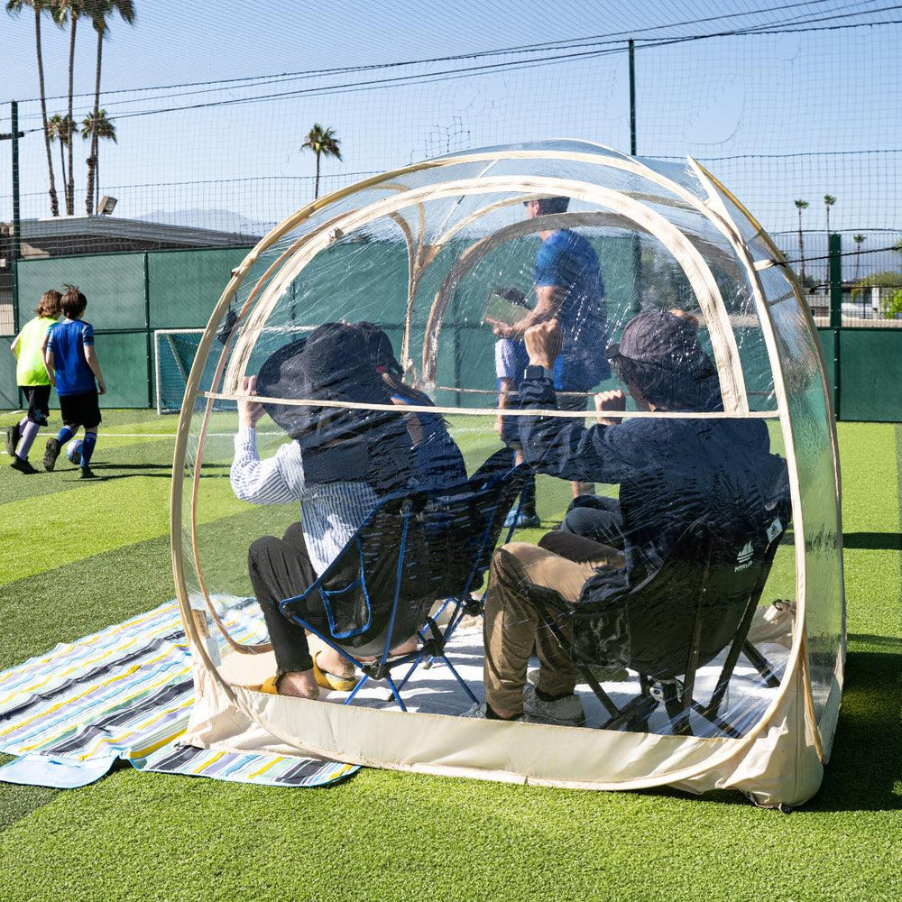 Pop Up Weatherproof Pod for up to 6 People, Perfect Family Sports Shelter