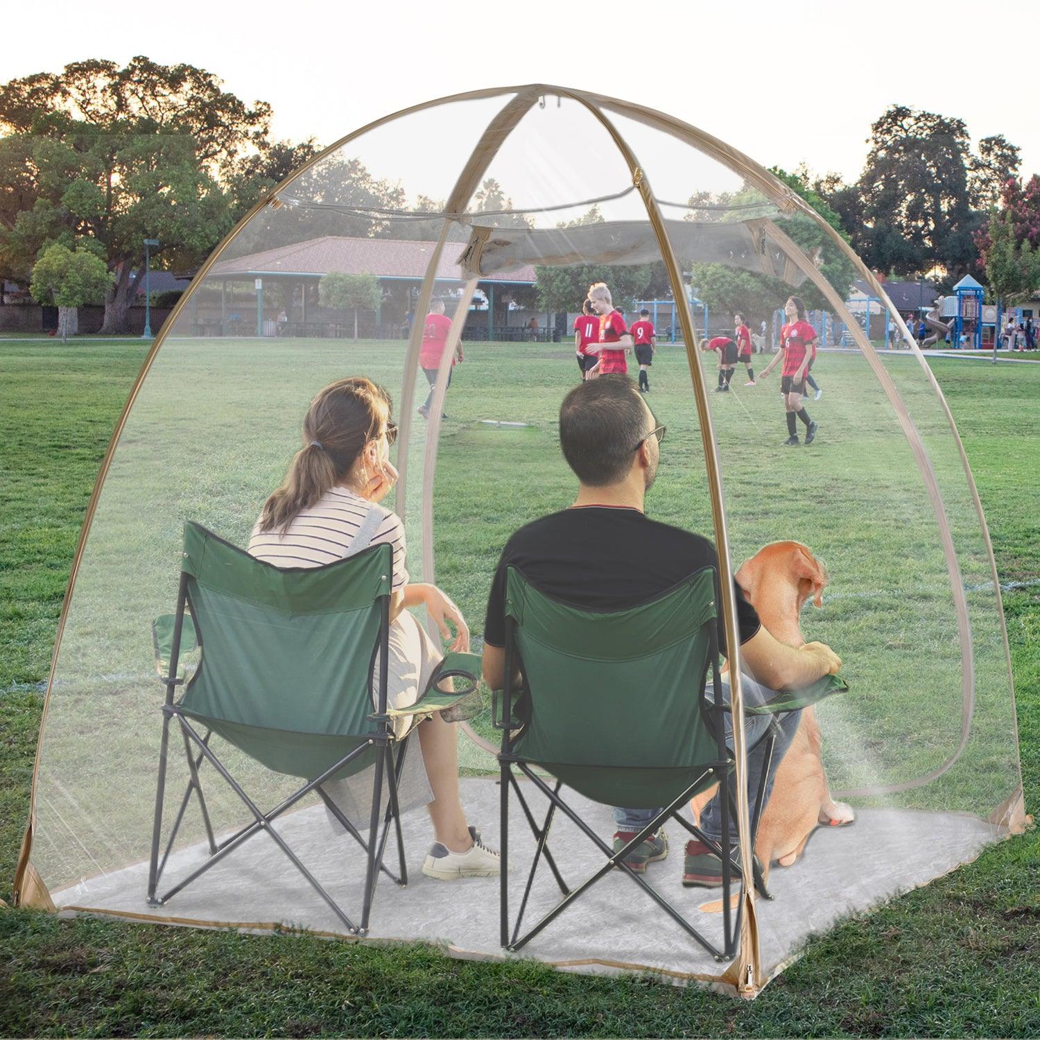 TopGold pop up weather pod for watching games