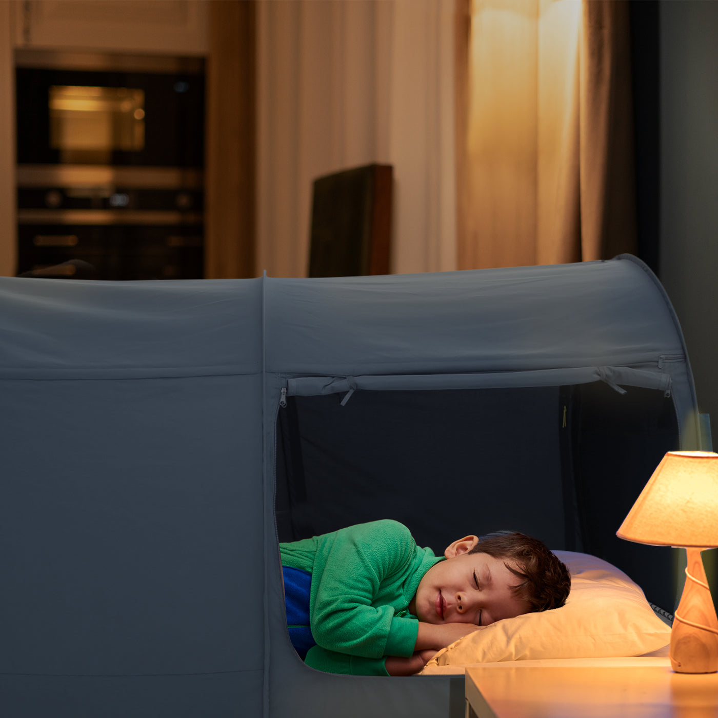 Alvantor Privacy Pop Bed Tent Brings Better Sleep for Kids & You