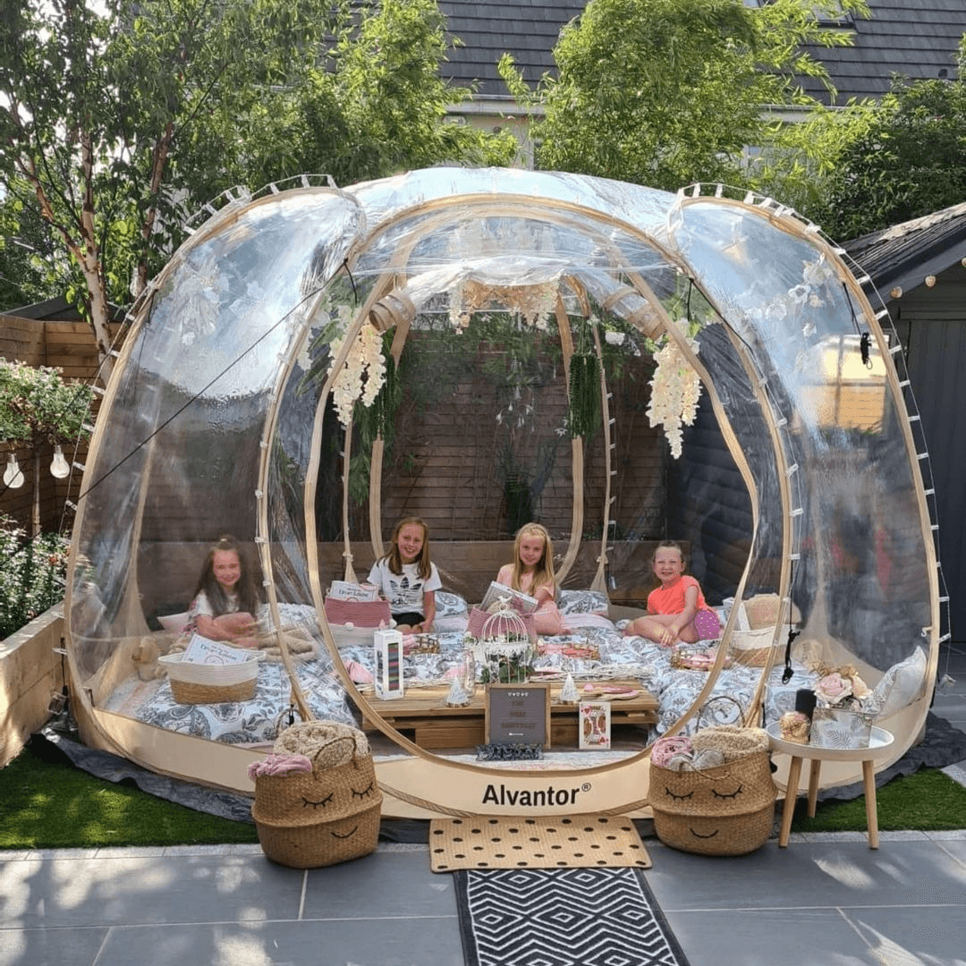 12'x12' bubble tent for kids backyard party