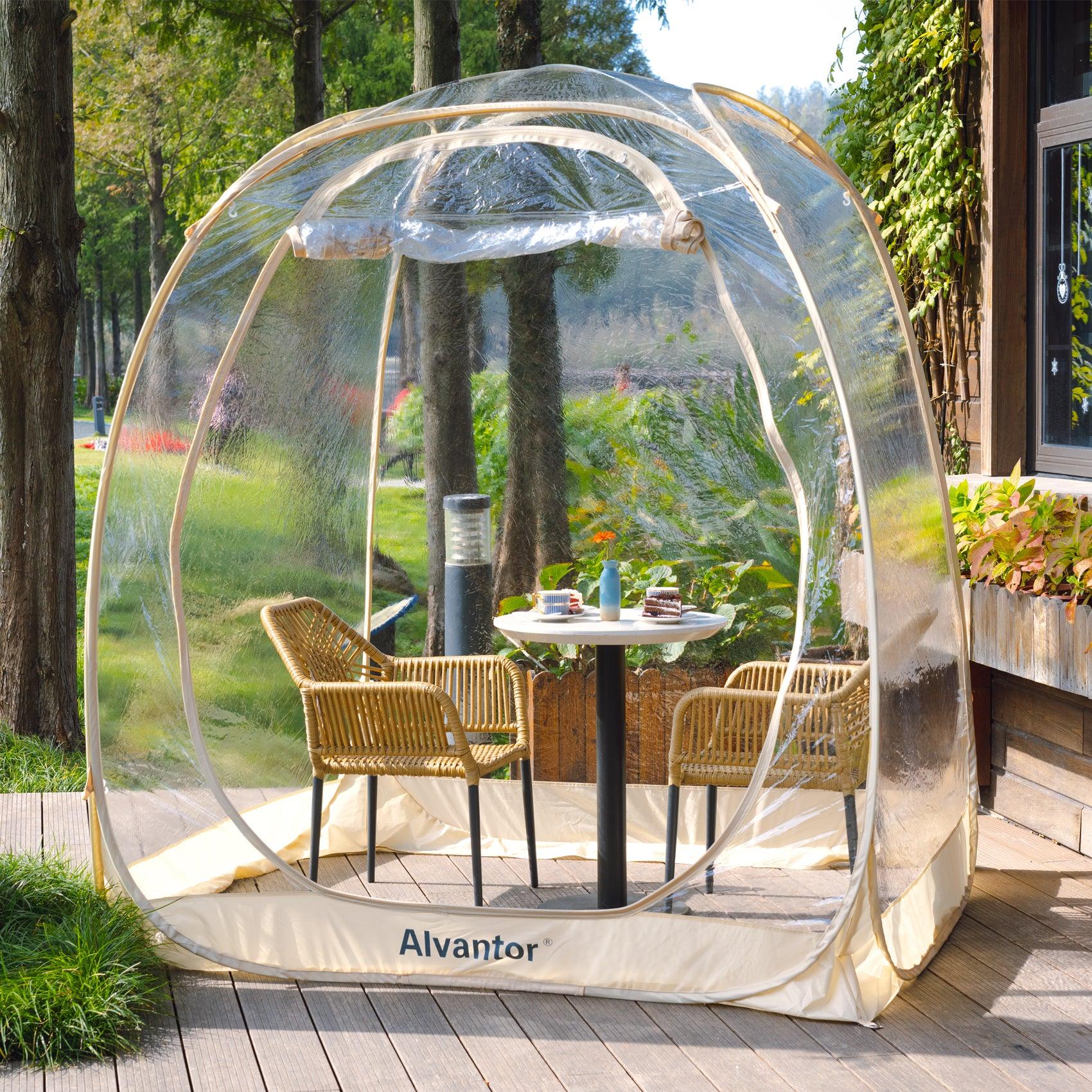 6'x6' bubble tent for outdoor dinning