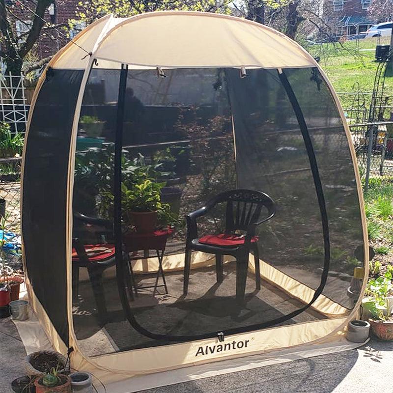 Alvantor/Leedor Pop Up Screen House Tent 2-15 Person Instant Canopy Gazebos For Deck/Patio Outdoor Camping Tent