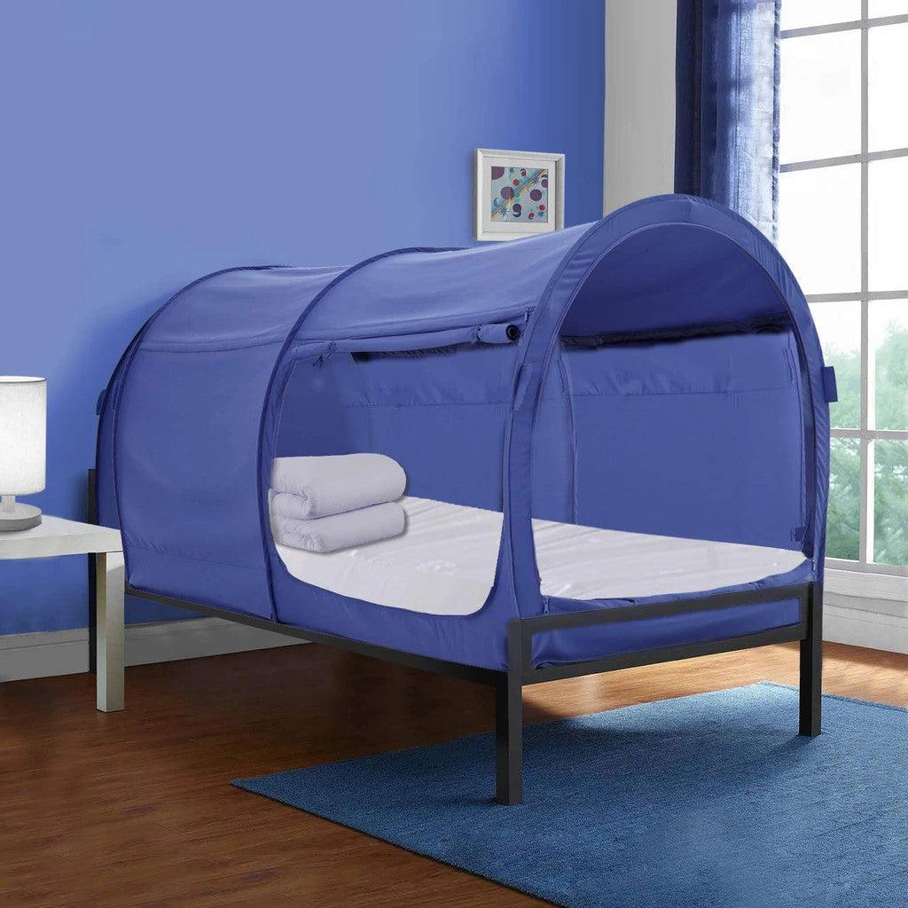 Navy pirvacy bed canopy tent for boy, available in Twin and Full size