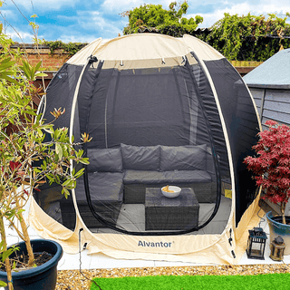 Screened canopy outlet