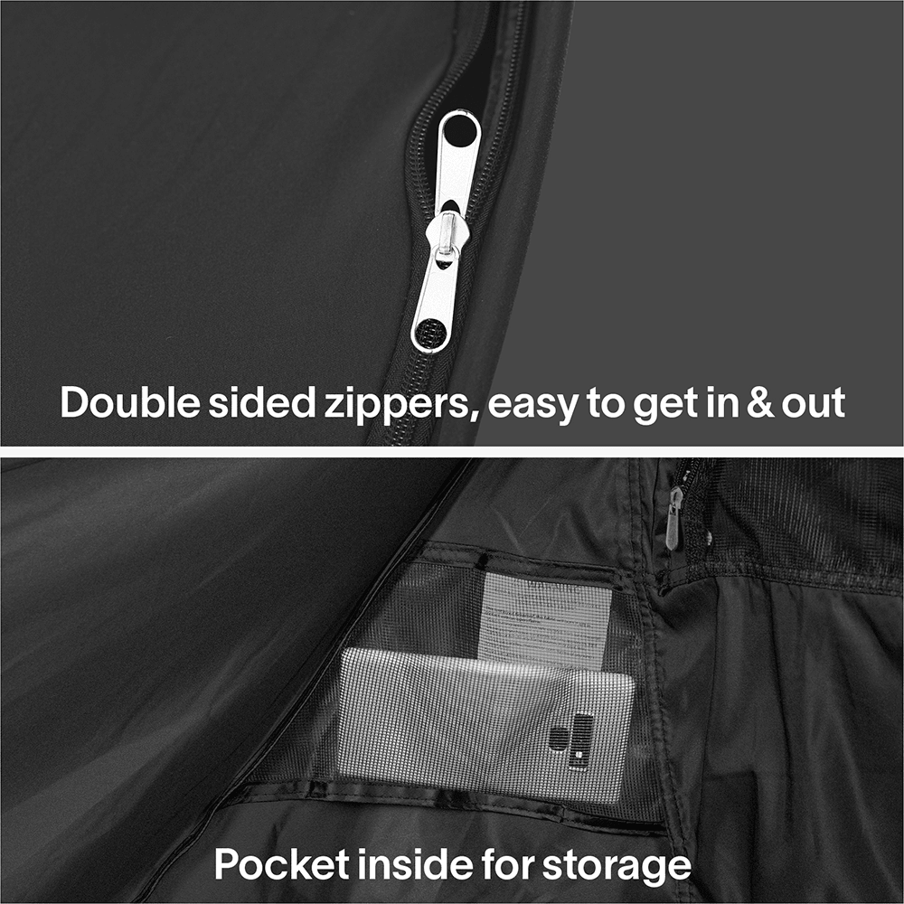 alvantor bed tent with double sided zippers and pocket, make the details to be best