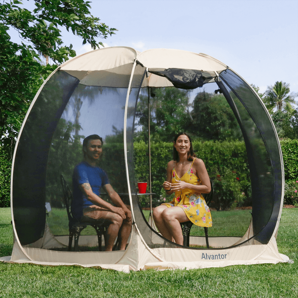 Alvantor 10 x10 Screen House Tent Outdoor Screened Gazebo