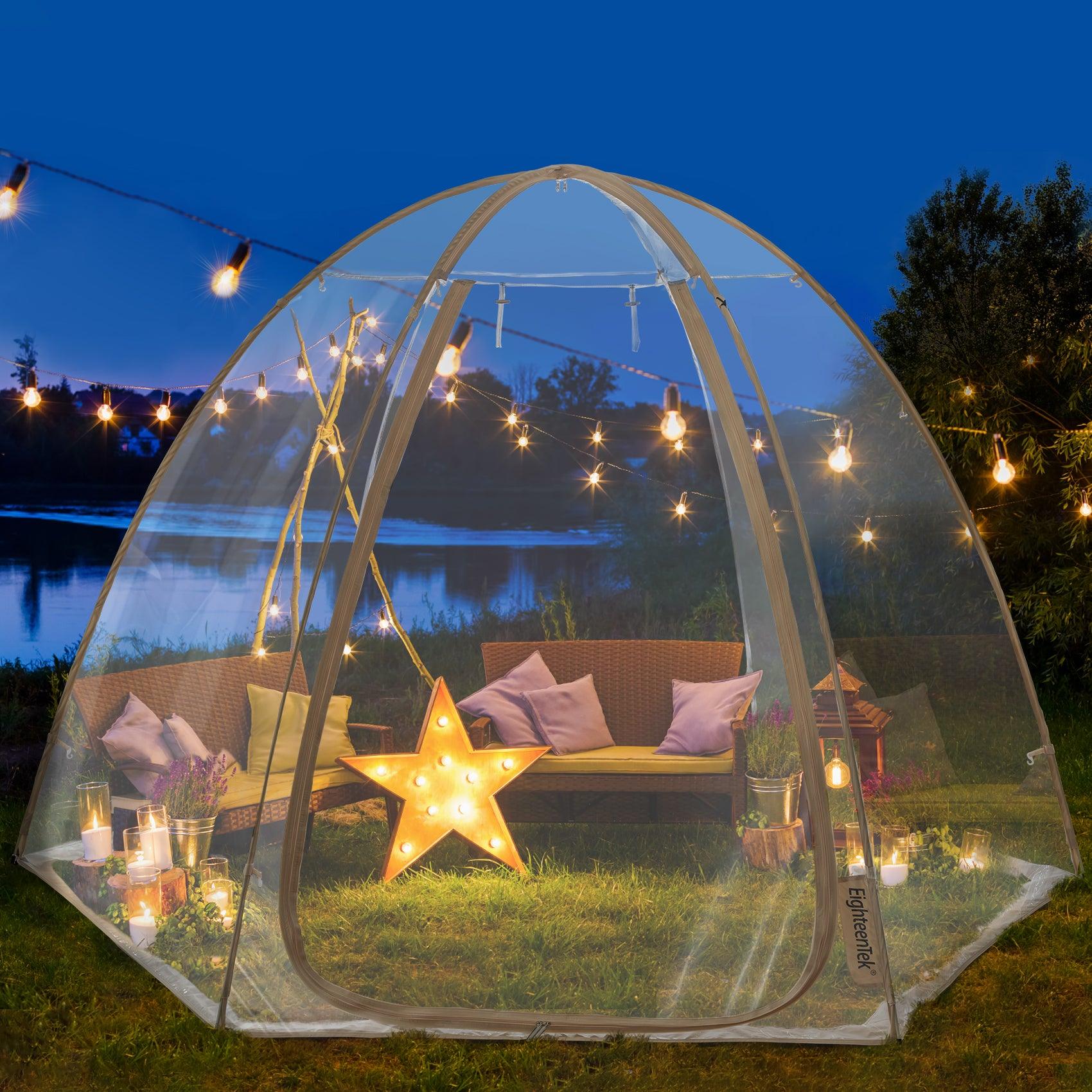 eighteentek bubble tent for stargazing