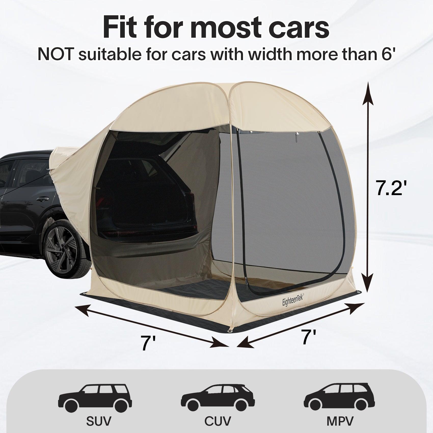 Pop up SUV tent fit for most cars including SUV, CUV, MPV